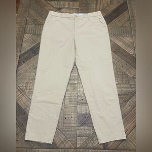 Liz Claiborne Tan Straight Leg Pants